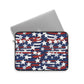 Patriotic Waves Laptop Sleeve