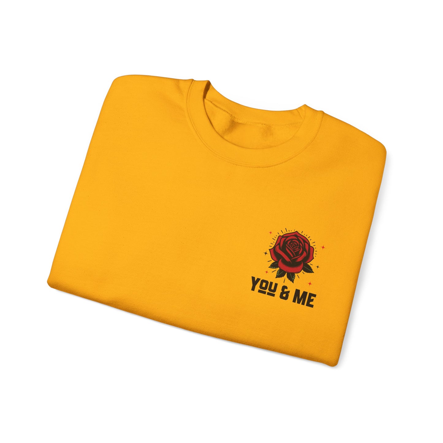 You and Me Valentines Unisex Heavy Blend™ Crewneck Sweatshirt.