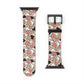 Love Heart Pattern Watch Band for Women - Stylish Apple Watch Strap