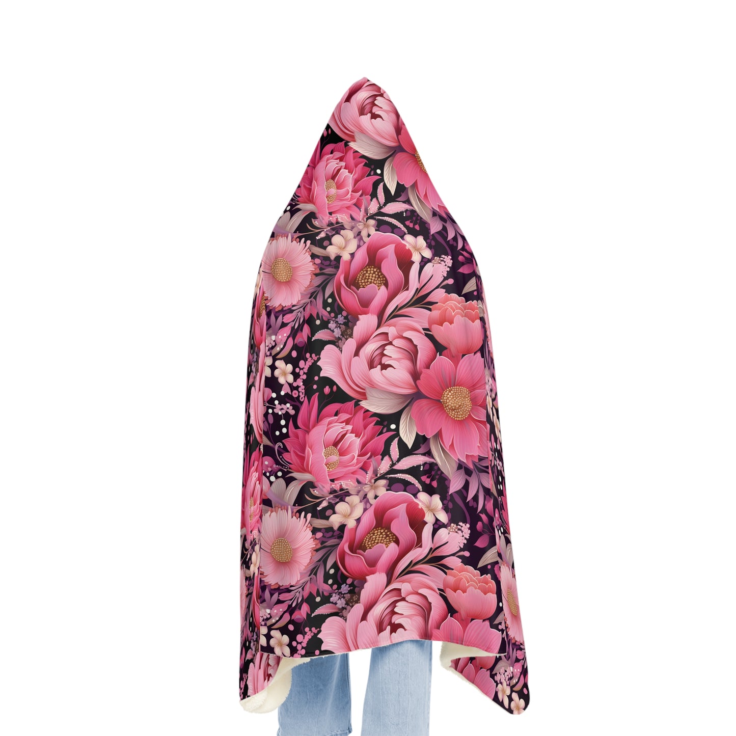 Blush Petals Snuggle Blanket