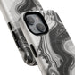 Black Marble Magnetic iPhone Case for Tough Protection, Stylish iPhone Mobile Accessory, Fashionable Gift, Unique Marble iPhone Design, Durable Smartphone Cover
