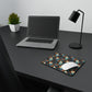 Ethereal Feathers Floral Non-Slip Gaming Mouse Pad - Vibrant Design for Gamers and Home Office.