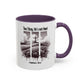 Inspirational Accent Coffee Mug - True Story, He's Not Here (Matthew 28:6) 11oz/ Faith Gift