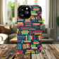 Colorful Book-Themed Phone Case, Literary Gift, Tough Magnetic Case, Book Lover’s Accessory, Phone Protection, Reading Enthusiast