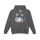 Polka Dot Pumpkin Charm Lightweight Hooded Sweatshirt