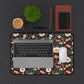 Blossom Elegance: Noir Garden Desk Mat