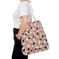 Heart Patterned Tote Bag - Cute & Stylish Carryall for Every Occasion