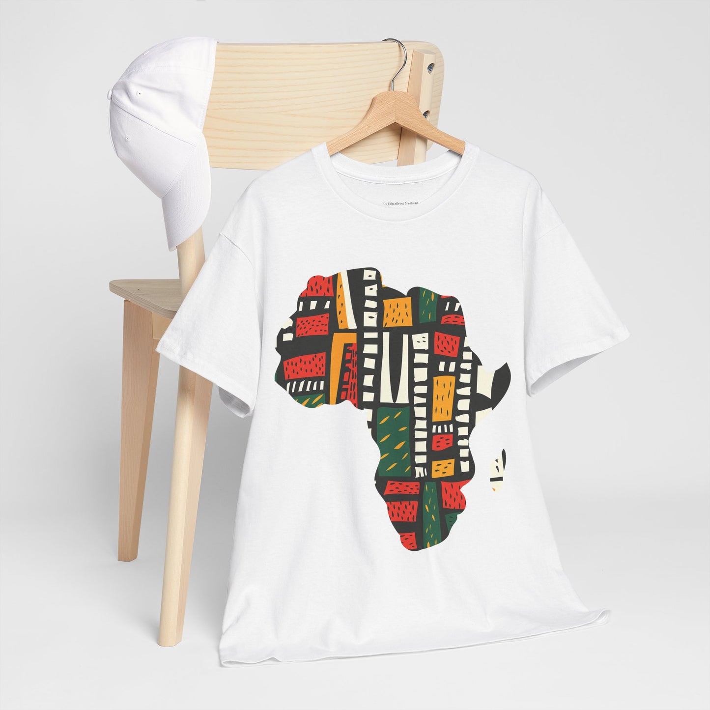 Tribal Harmony Africa Unisex Heavy Gildan Cotton Tee.