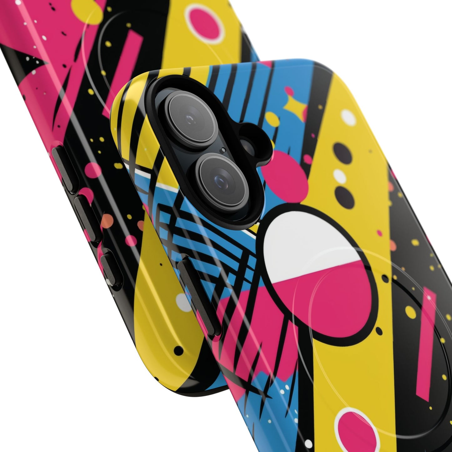 Electric Motion Mix iPhone Cases for Creative Souls | Tough iPhone Magnetic Cases, Stylish Protection, Unique iPhone Accessories, Gift for Art Lovers, Retro Vibes