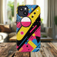 Electric Motion Mix iPhone Cases for Creative Souls | Tough iPhone Magnetic Cases, Stylish Protection, Unique iPhone Accessories, Gift for Art Lovers, Retro Vibes