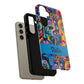 Psychedelic Visions Vibrant Samsung, iPhone and Google Pixel Phone Cases - Colorful Artistic Design