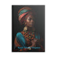 Regal African Elegance, Ethnic Beauty and Elegance Hardcover Notebook with Puffy Covers