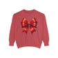Bow Charm Valentines Unisex Comfort Colors Garment-Dyed Sweatshirt