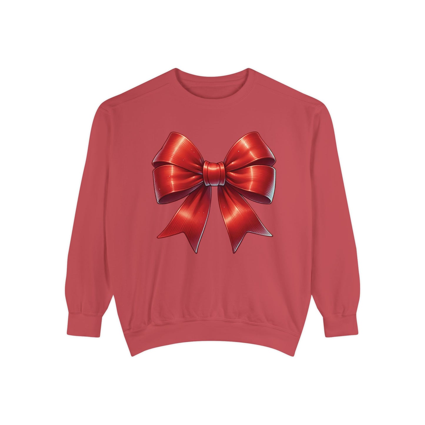 Bow Charm Valentines Unisex Comfort Colors Garment-Dyed Sweatshirt