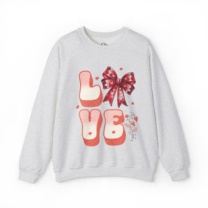 LOVE Coquette Unisex Heavy Gildan Blend™ Crewneck Sweatshirt.