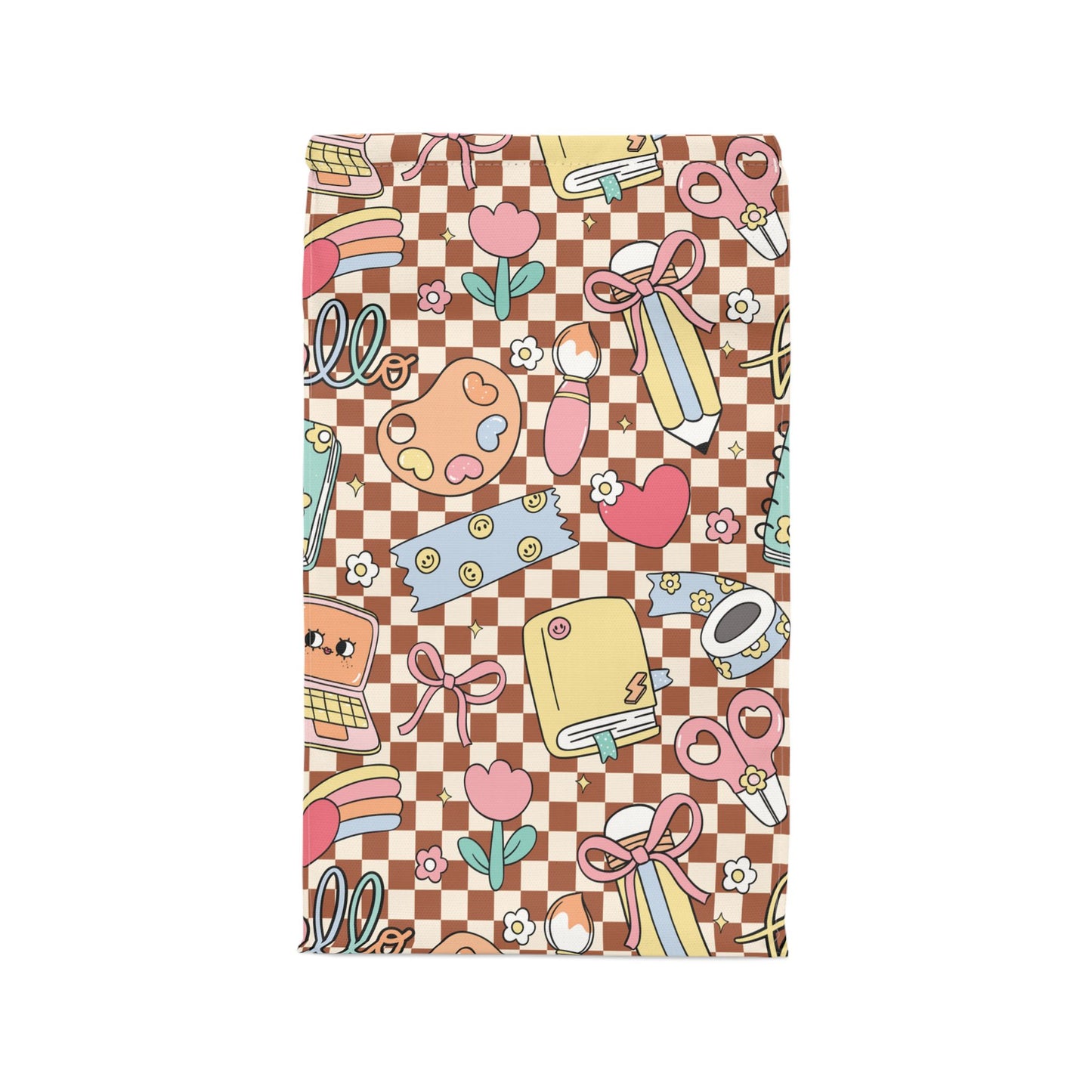 Custom Brown Doodle Daydream Composition Book Inspired Stylish Polyester Lunch Box for Kids - Perfect for School, Picnics, or Snacks | Personalized ABC Design, Back to School, Family [...]