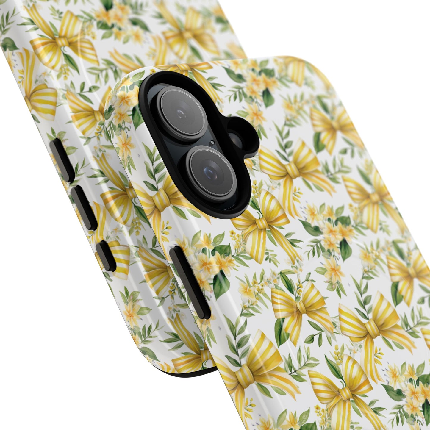 Sunshine Coquette Bows Tough Magnetic iPhone Case, Durable iPhone Cover, Girly Tech Accessory, Nature-Inspired Gift for Her, Spring Decor