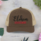 Embroidery 'ELOHIM, GENESIS 1:1' Faith Snapback Trucker Cap - Religious Hat, Stylish Accessory, Gift for Believers, Casual Wear, Outdoor Events, Faith-Based, Name of GOD.
