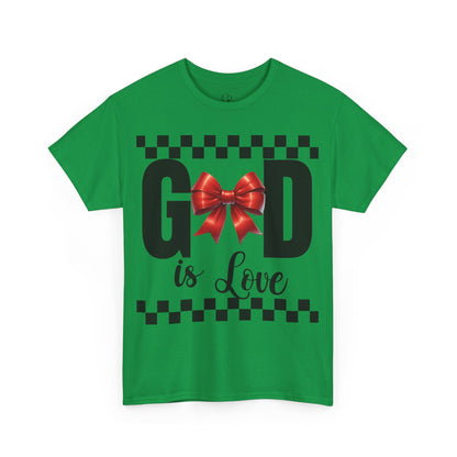 GOD is LOVE Charm Unisex Heavy Gildan Cotton Tee.