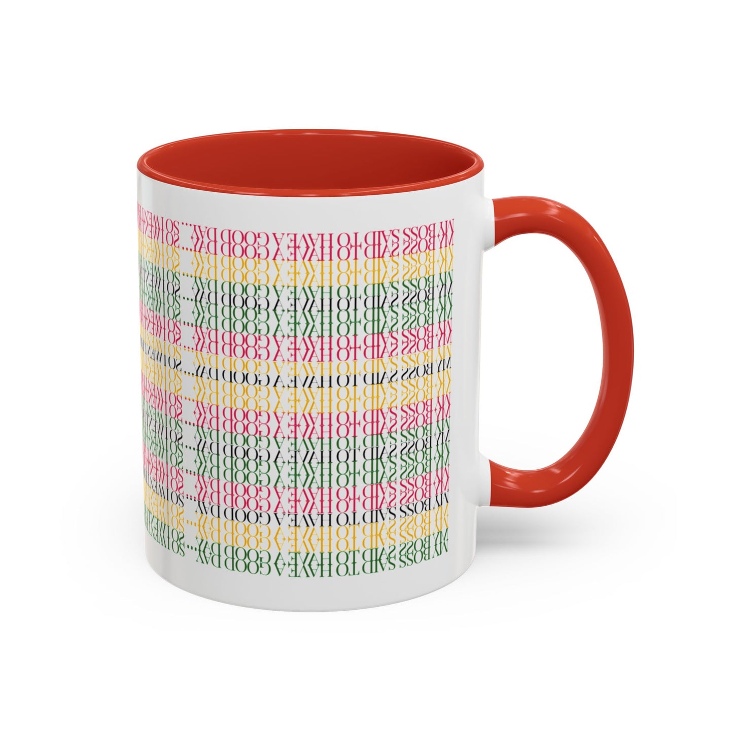 Funny Work Hidden Message Mug - “My Boss said to have a good day… so I went home.”- Viral Optical Illusion Mug - Secret Sarcastic Work Message - Dishwasher Safe, Unique Gifts for Coffee Lovers, Home & Office Decor, Holiday Present.