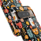 Whimsical Feline Garden iPhone, Samsung or Google Pixel Tough Cases