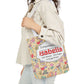 Personalized Doodle Daydream Composition Book Inspired Canvas Tote Bag with Colorful Straps, Cute School Bag, Eco-Friendly Tote, Back to School Shopping Bag, Teacher Gift Idea