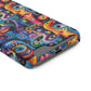 Psychedelic Visions Phone Case with Card Holder - Colorful and Stylish Design for Creatives