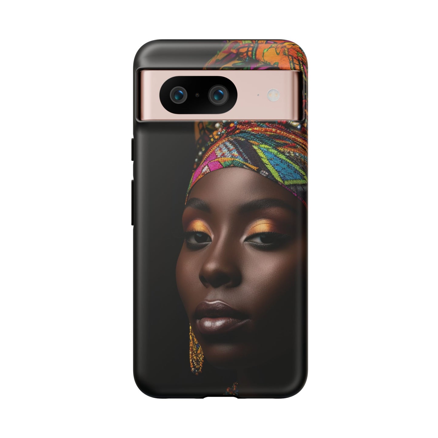 Regal Reflections: African Majesty Tough Google Pixel, iPhone and Samsung Cases.