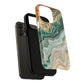 Stylish Tough Acrylic Magnetic iPhone Cases for Everyday Protection, Marble Design, Unique Gifts for Tech Lovers, Holiday Essentials