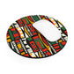 Tribal Harmony Vibrant Mouse Pad - Colorful Desk Accessory for Home Office.