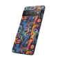 Psychedelic Visions Vibrant Art Google Pixel, iPhone and Samsung Phone Case - Tough Cases for Creative Souls