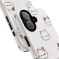 Cute Cat Tough Magnetic Case, iPhone Cover, Cat Lover Gift, Cute Cat Accessories, Pet-Themed iPhone Case