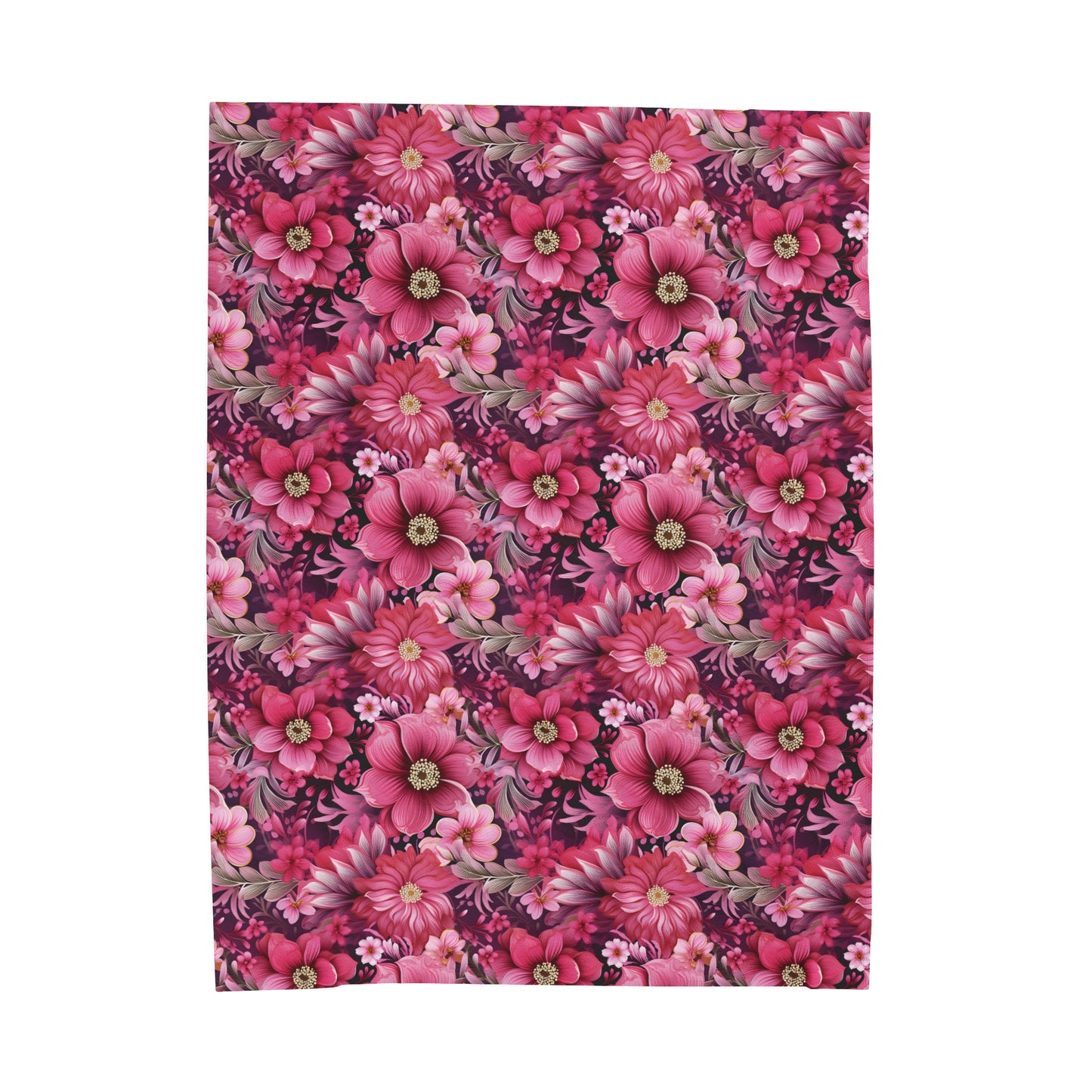 Velveteen Blanket - Cozy Peony Dreams Home Decor Gift - 30x40" 50x60" 60x80"