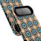 Sahara Star Mosaic Colorful Geometric iPhone Cases, Tough Magnetic iPhone Cases, Vibrant Design iPhone Cover, Durable iPhone Protection, Stylish Tech Accessories.