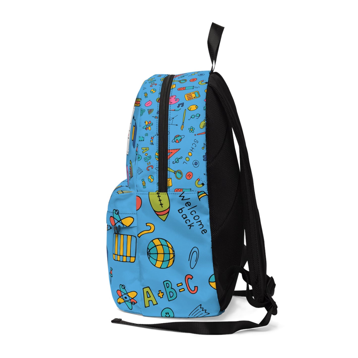 Personalized Classroom Couture Composition Book Inspired Colorful Kids' Backpack, School Bag, Fun Pattern Backpack, Cute Child's Rucksack, Composition Backpack, Unique School Supplies