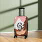 Fun Luggage Cover - "I Love to Travel" - Stylish Travel Accessory