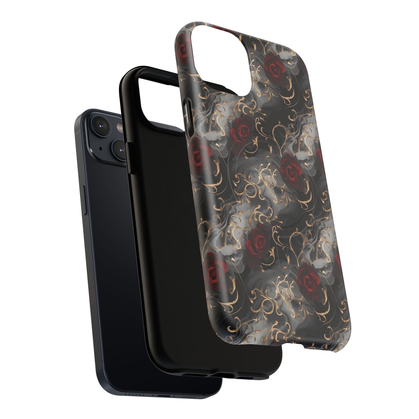 Elegant Floral Tough iPhone Magnetic Cases, iPhone Protection, Unique iPhone Covers, Stylish Mobile Accessories, Gift for Her