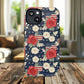 Liberty in Bloom Tough iPhone Magnetic Case, Floral Design, Gift for Moms, Gift for Dads,  iPhone Accessories, Patriotic iPhone Accessory.