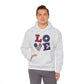 Patriotic LOVE Unisex Heavy Blend™ Hooded Sweatshirt