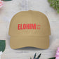 Classic Embroidery Dad Cap with 'ELOHIM, GENESIS 1:1' - Faith-Based Hat, Casual Wear, Gift for Dad, Christian Accessory, Summer Fashion
