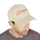 'ELOHIM, GENESIS 1:1'  Distressed Dad Hat with Embroidered, Casual Cap for Fathers, Gifts for Dads, Religious Hat, Vintage Style