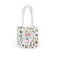 Personalized Classroom Couture Composition Book Inspired Canvas Tote Bag with Colorful Straps, Cute School Bag, Eco-Friendly Tote, Back to School Shopping Bag, Teacher Gift Idea