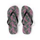 Pink Tropical Bliss Flip Flops