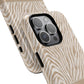 Personalized Zebra Animal Print Cover, Tough Magnetic MagSafe® iPhone® 13, 14, 15, 16, 17, Pro, Pro Max, Plus Cases (Custom Name).