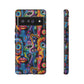 Psychedelic Visions Vibrant Art Google Pixel, iPhone and Samsung Phone Case - Tough Cases for Creative Souls
