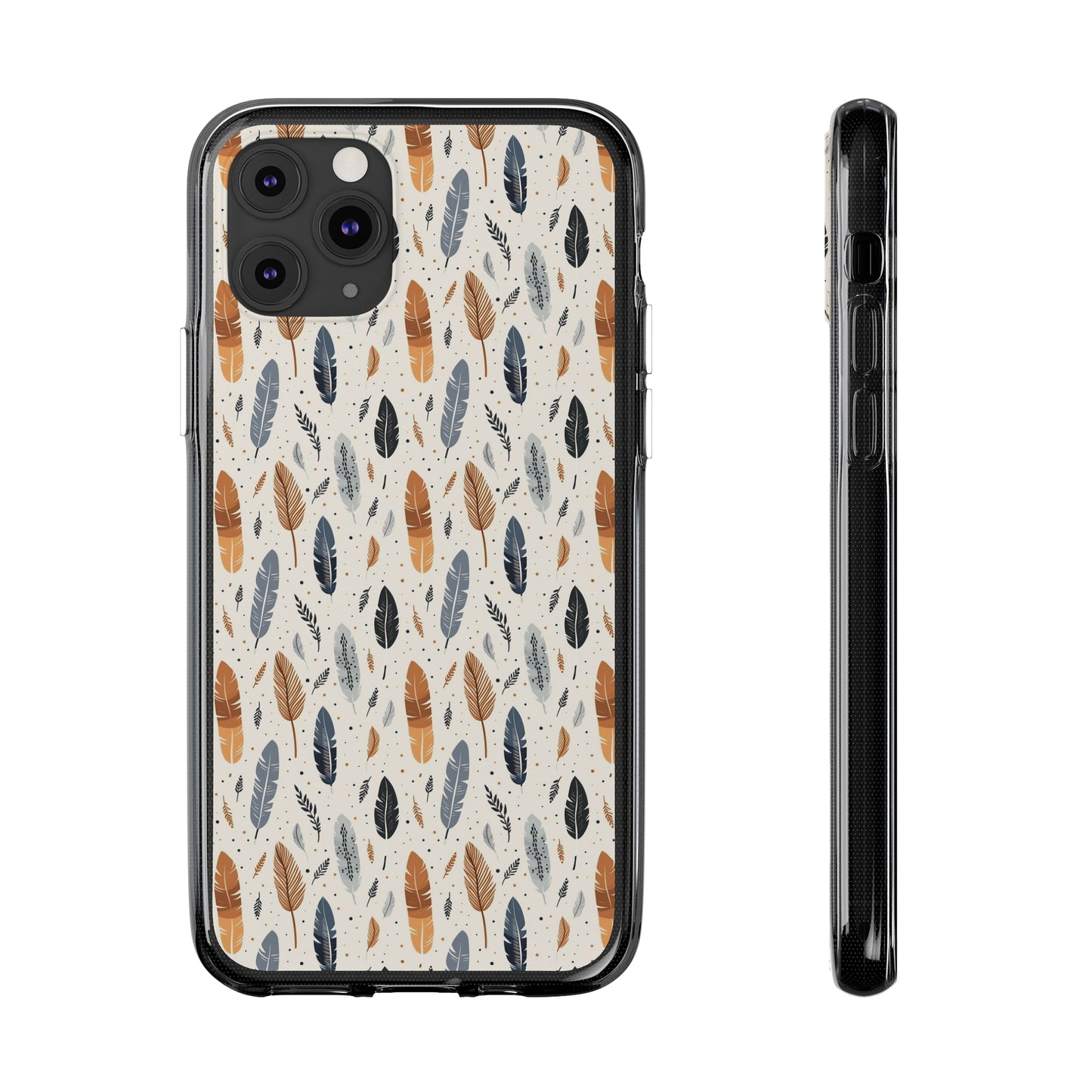 Whispering Feathers Soft iPhone, Google and Samsung Cases