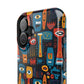 Personalized Colorful Abstract Faces Clear Impact-Resistant Case