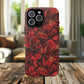 Crimson Bloom Tough iPhone Magnetic Case, Protective iPhone Case, Stylish iPhone Cover, Gift for Her, Mother's and Birthday Gifts, Unique Floral Accessories