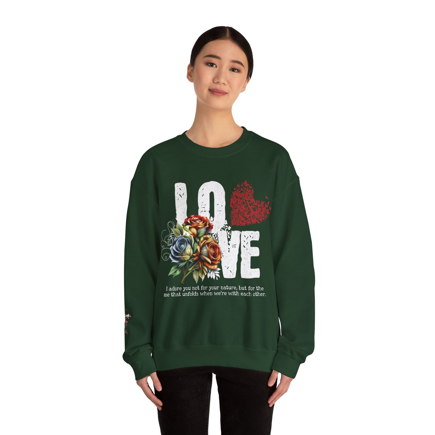 LOVE Always Unisex Heavy Blend™ Crewneck Sweatshirt.