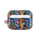 Psychedelic Visions Colorful Artistic AirPod Case - Unique Design for Music Lovers